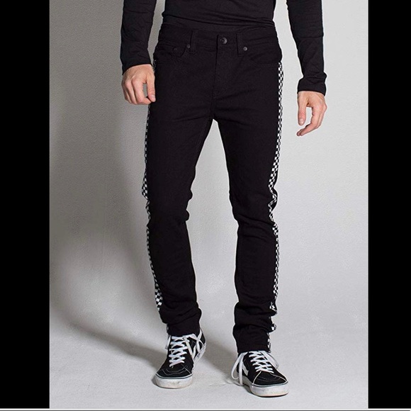RSQ Other - RSQ Seattle Skinny Tapered Checkered Stripe Jeans